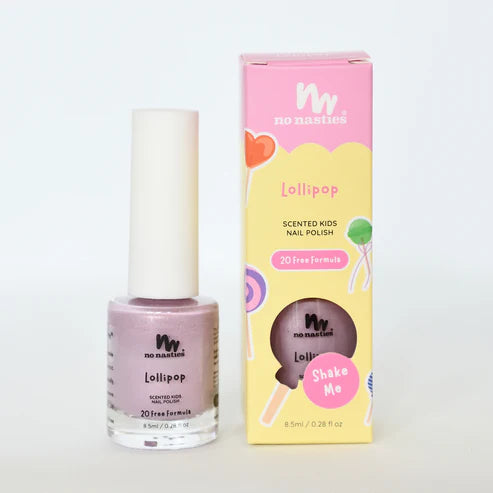 Scented Kids Nail Polish - Lollipop - Candy Ice Pink