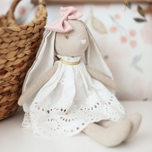 Baby Broderie Bunny 25cm