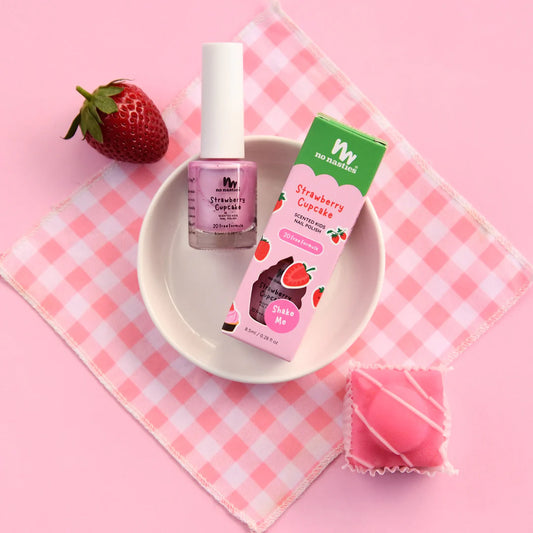 Scented Kids Nail Polish - Strawberry Cupcake - Pastel Pink