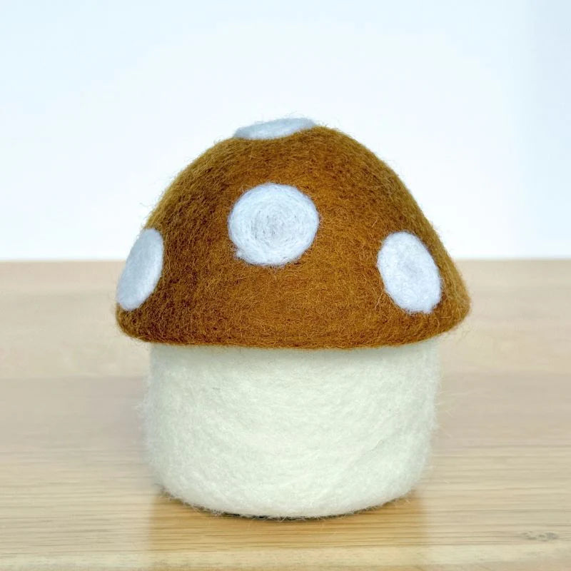 Toadstool Trinket Box - Mini - Ochre