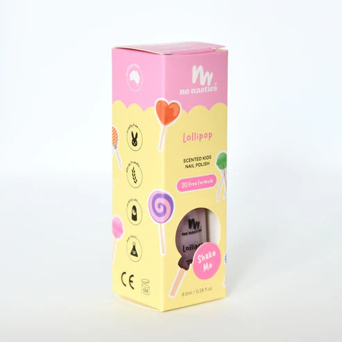 Scented Kids Nail Polish - Lollipop - Candy Ice Pink
