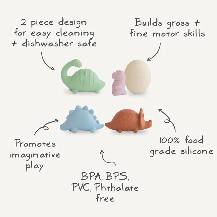 Mould Free Bath Play Set - Dino