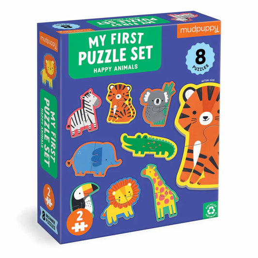 My First Puzzles - 2 Piece - Happy Animals