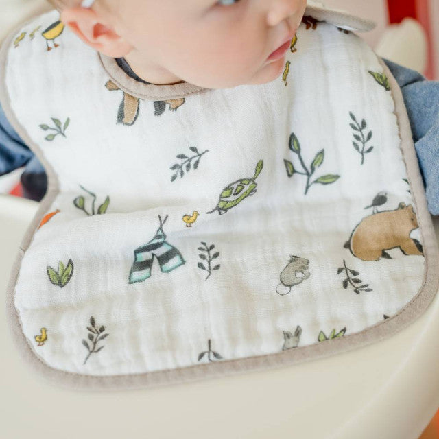 Muslin Classic Bib 3 Pack - Forest Friends