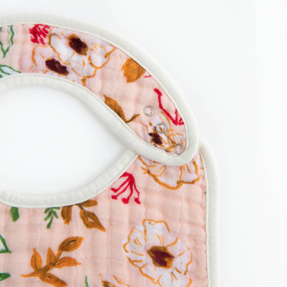 Muslin Classic Bib 3 pack - Vintage Floral