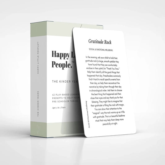 Card Deck: The Kinder Years (3-5 Years)