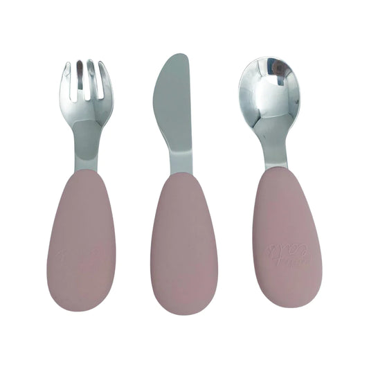 Metal Cutlery Set - Dusty Lilac